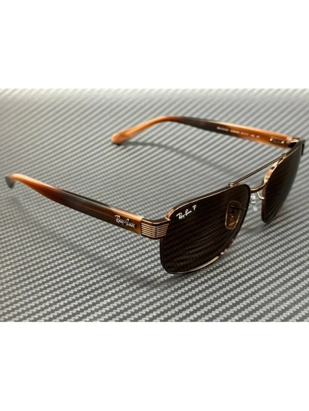 New Ray-Ban Men Copper (Note that color pattern may differ) Sunglasses 61-17-145